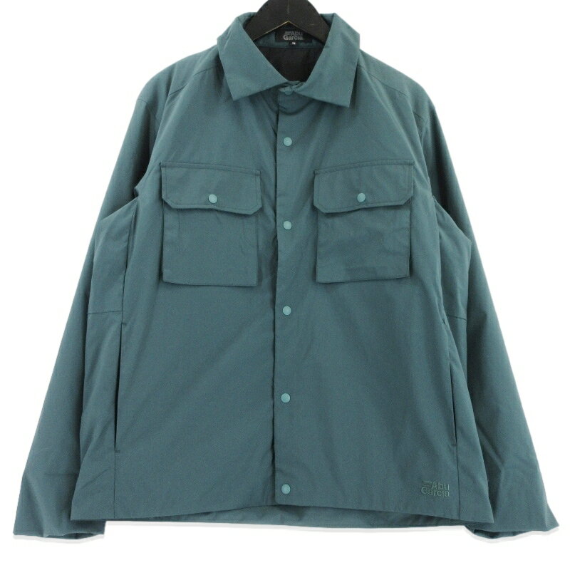 樂天商城 - 【中古】美品 Abu Garcia アブガルシア パテッド シャツ アウター 23AAB-004 PADDED SHIRTS OUTER 中綿ジャケット グリーン M メンズ 99000718