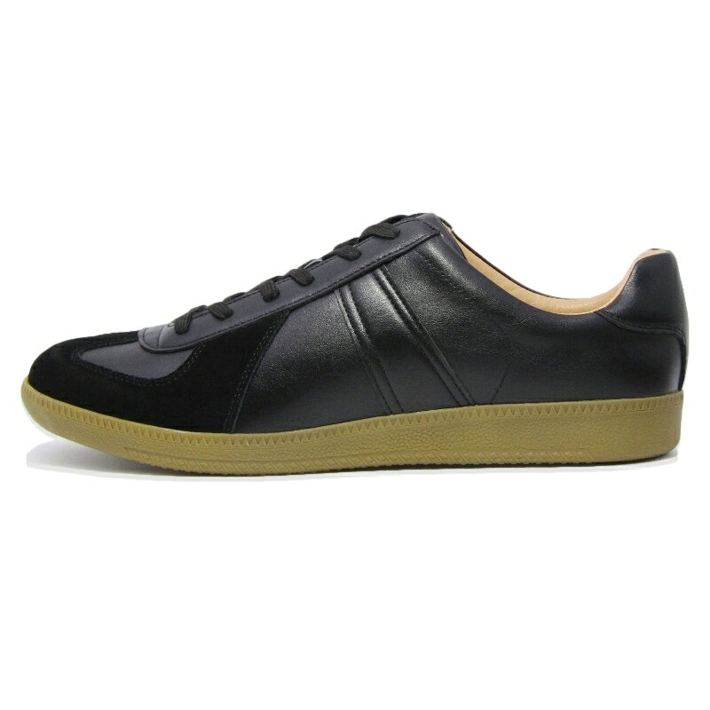 Rakuten - 【中古】未使用 Le Sans Pareil ルサンパレイユ 44 GERMAN TRAINER LSP-GTF-000201 ジャーマントレーナー ミリタリースニーカー BLACK スニーカー 18001902