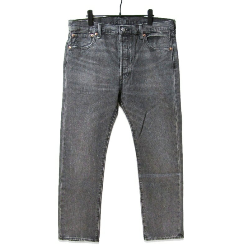 Rakuten - 【中古】美品 Levis リーバイス デニムパンツ PC9-00501-3658 PREMIUM 赤耳 ビッグE レギュラーストレート ボタンフライ ブラック 黒 36メンズ 27113312