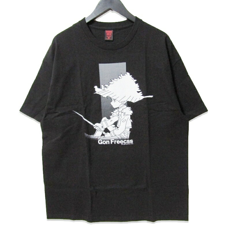 樂天商城 - 【中古】未使用 GEEKS RULE ギークス ルール 半袖Tシャツ HUNTER×HUNTER ゴン ハンターハンター シルクスクリーン ブラック 黒 XLウォッシュ加工メンズ 27113322