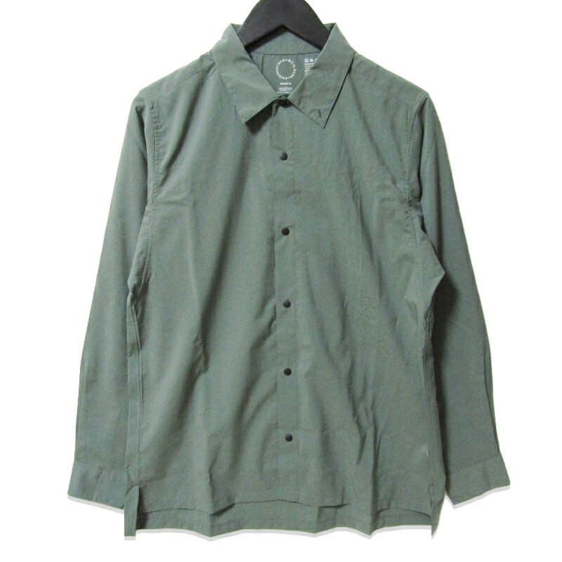 樂天商城 - 【中古】未使用 山と道 ヤマトミチ UL shirt 25 UNISEX ULビッグポケットシャツ 長袖シャツ トレイルシャツ Slate Green Sリップストップメンズ 27113349