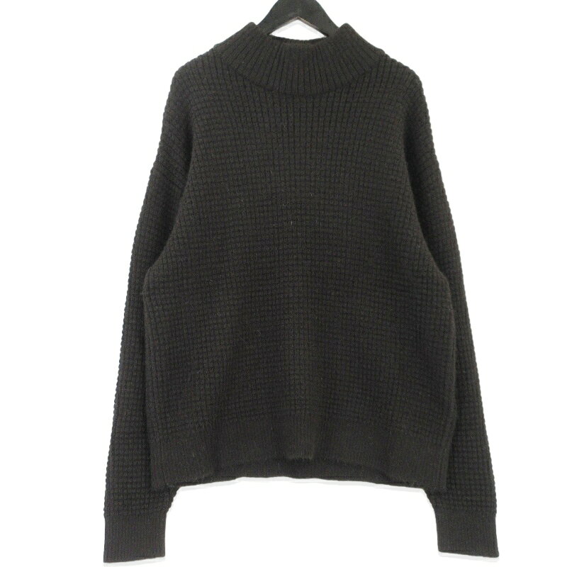 樂天商城 - 【中古】MARKAWARE マーカウェア ハイネックワッフルニット サンプル品 セーター 日本製 ブラウン 2 メンズ 99000732