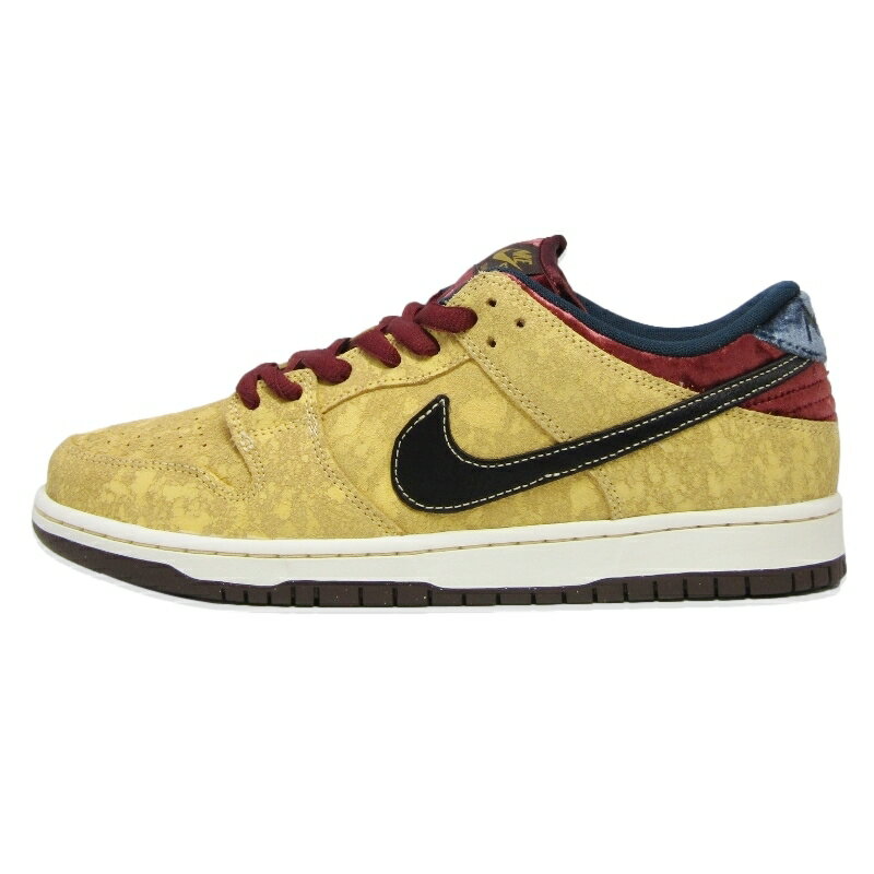 樂天商城 - 【中古】未使用 NIKE ナイキ 28cm SB DUNK LOW PRO FZ1278-200 スケートボーディング ダンク ローカット プロ シティ オブ ゴールド シネマ CELESTIAL GOLD/BLACK スニーカー 18001908