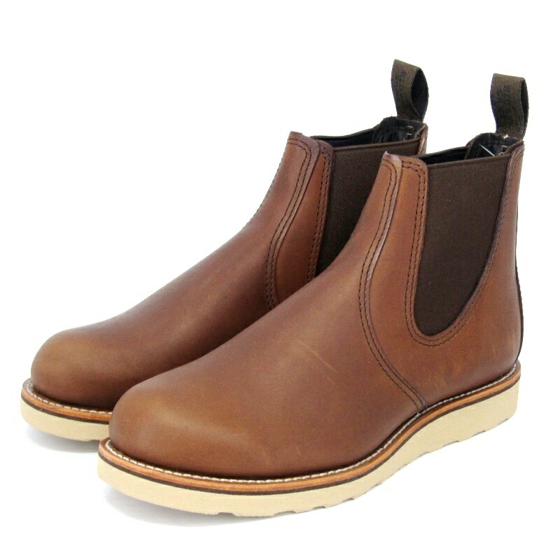 樂天商城 - 【中古】未使用 REDWING レッドウィング US9D 27cm クラシックチェルシー 3190 サイドゴアブーツ エラスティック アンバーハーネス Classic Chelsea 2024年製 ブラウン ブーツ 35005465