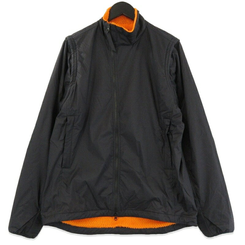 樂天商城 - 【中古】未使用 山と道 ヤマトミチ Light Alpha Vest Jacket UNISEX ライトアルファベスト/ジャケット デタッチャブル 2WAY Black Mメンズ 71015505