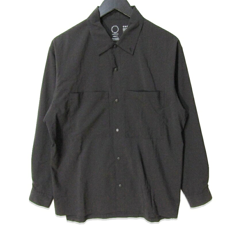 樂天商城 - 【中古】未使用 山と道 ヤマトミチ UL Big Pocket Shirt UNISEX ULビッグポケットシャツ 長袖シャツ トレイルシャツ Black Sリップストップメンズ 27113387