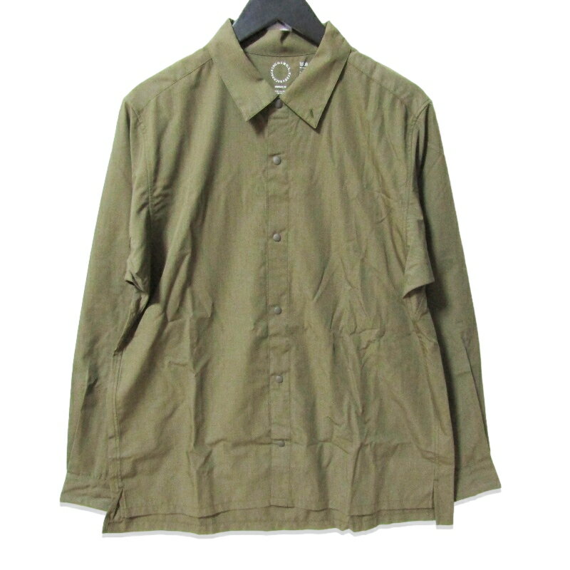 Rakuten - 【中古】未使用 山と道 ヤマトミチ Bamboo shirt 25 UNISEX 2025年 バンブーシャツ長袖シャツ トレイルシャツ Dried Grass Mメンズ 27113388