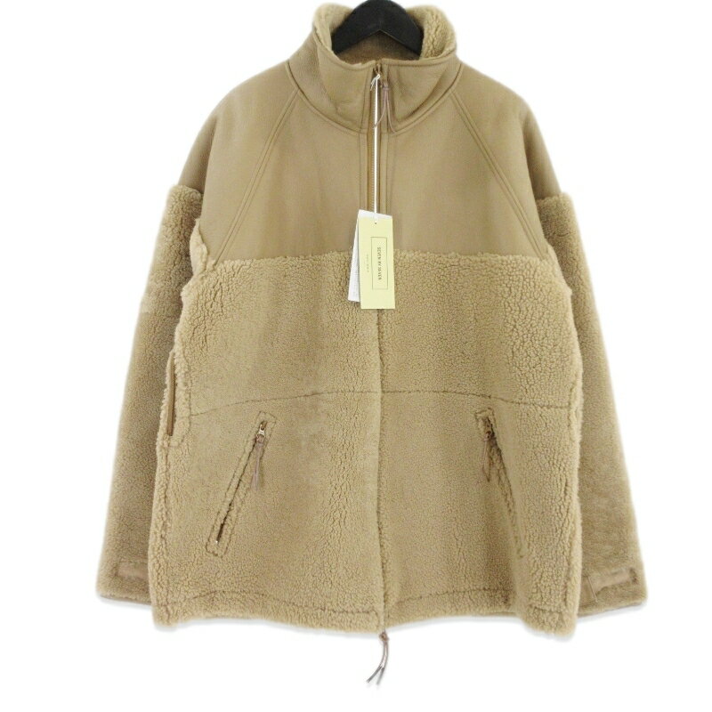 Rakuten - 【中古】未使用 SEVEN BY SEVEN セブンバイセブン ムートンジャケット GEN2/LEVEL3 800-3225001 MOUTON JACKET Type キャメル L Generation two/Level three ラムレザー ムートンジャケット メンズ 99000796