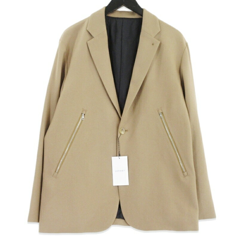 Rakuten - 【中古】未使用 SOPHNET. ソフネット ZIP POCKET 1BUTTON JACKET SOPH-250003 1ボタンジャケット ジップポケット ベージュ M メンズ 99000802