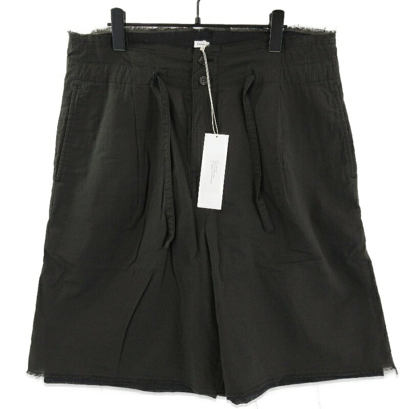 Rakuten - 【中古】未使用 Fujimoto フジモト Heat Treatment Home Shorts FJ261-60-003 ショートパンツ 日本製 カットオフ BLACK 2メンズ 71015579