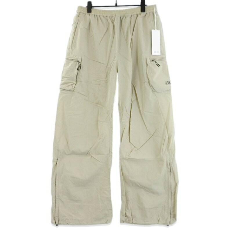 Rakuten - 【中古】未使用 ＆MOSS アンドモス STRETCH ZIP PANTS MU001-036 ストレッチ ジップパンツ アクティブカーゴパンツ ベージュ 3 メンズ 70017658