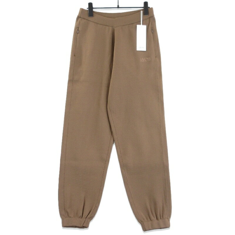 Rakuten - 【中古】未使用 ＆MOSS アンドモス COMFORT KNIT PANTS(W) MW001-062 コンフォート ニットパンツ イージーパンツ キャメル 2 レディース 70017661