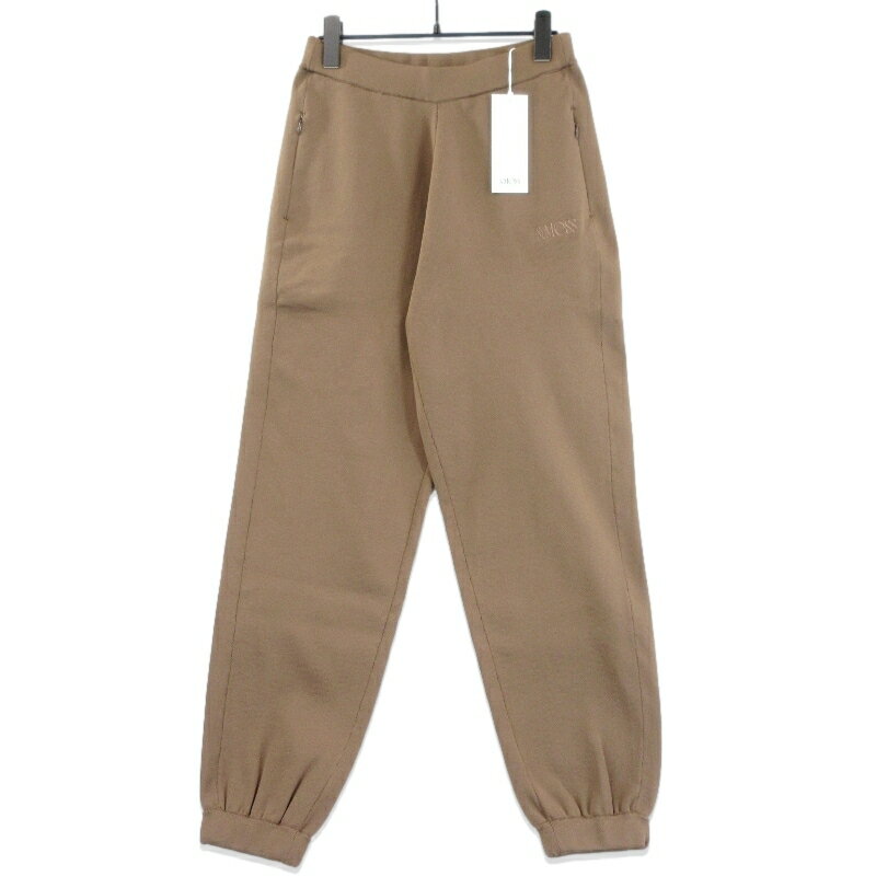 Rakuten - 【中古】未使用 ＆MOSS アンドモス COMFORT KNIT PANTS(W) MW001-062 コンフォート ニットパンツ イージーパンツ キャメル 1 レディース 70017663