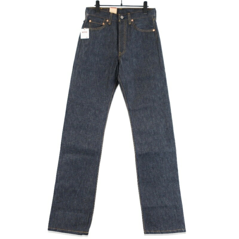 【中古】未使用 LEVI'S リーバイス デニムパンツ 501-010R ノンウォッシュ 501XX ボタンフライ USA製 インディゴ 29 メンズ 70017667