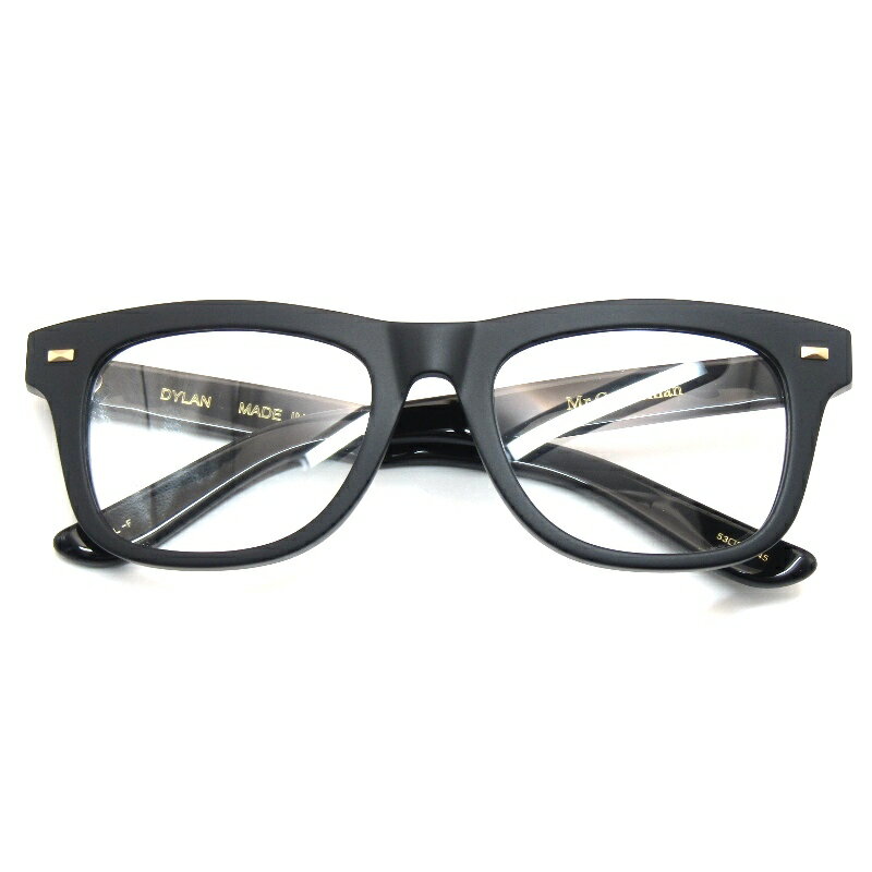 樂天商城 - 【中古】未使用 Mr.Gentleman EYEWEAR ミスタージェントルマン メガネフレーム DYLAN 日本製 ディラン ウェリントン F Matte Black メガネ 眼鏡 サングラス 61005409