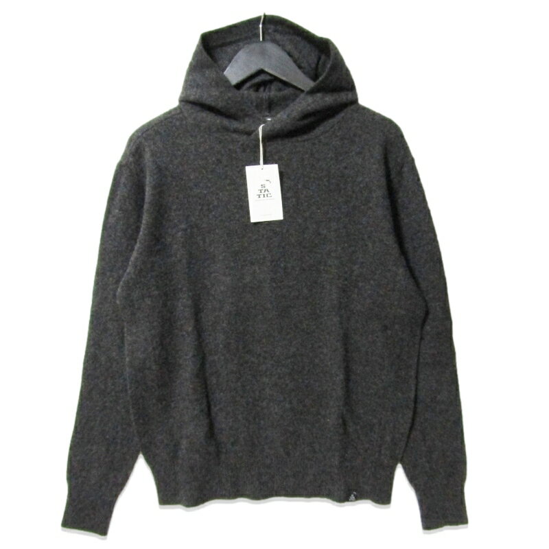 樂天商城 - 【中古】未使用 STATIC スタティック YAK Pullover 103000 ヤク ニット フーディ プルオーバーパーカー Carbon XSメンズ 27113543