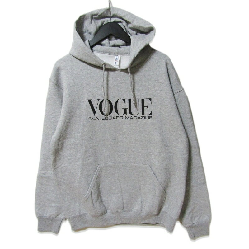 Rakuten - 【中古】美品 DEAR SKATING ディアー プルオーバーパーカー VOGUE SKATEBOARD MAGAZINE PULLLOVER HOODIE HEATHER GREY Mスケートボード オマージュ パロディ JERZEES 裏起毛メンズ 27113550