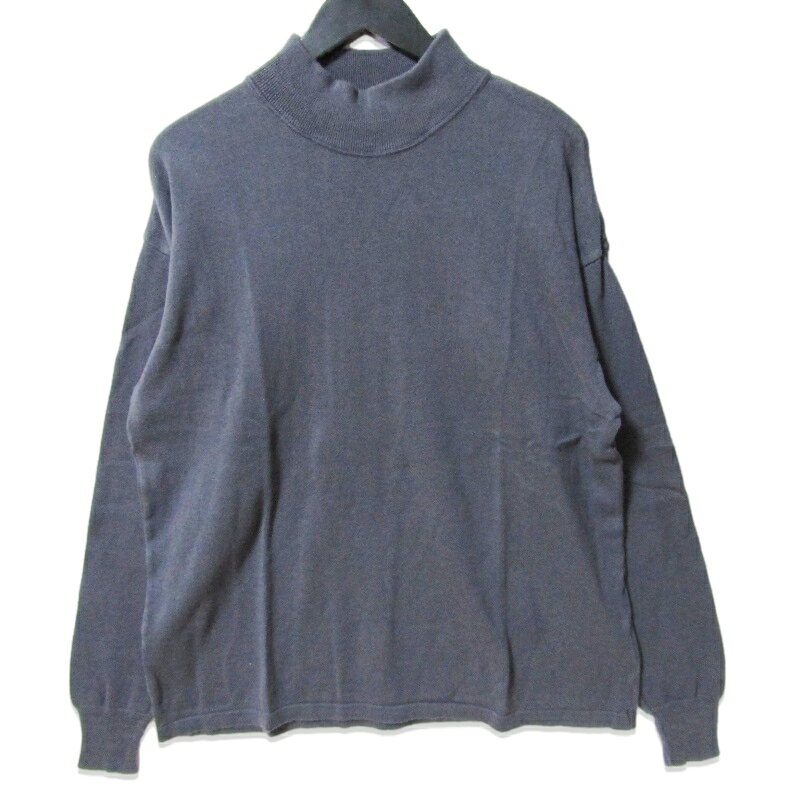 Rakuten - 【中古】ACVM エーシーブイエム モックネックニット ACV-KNS0 COTTON LINEN RAMIE MOC NECK LONG SLEEVE KNIT TEE グレー 44メンズ 27113557