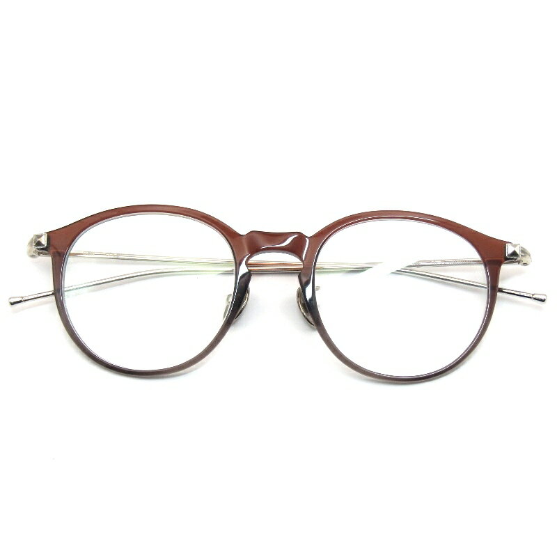 JEAN-PAUL Gaultier - 【中古】未使用 Mr.Gentleman EYEWEAR ミスタージェントルマン メガネフレーム DON 日本製 ドン ボストン コンビ D Grey Brown/Silver メガネ 眼鏡 サングラス 61005424