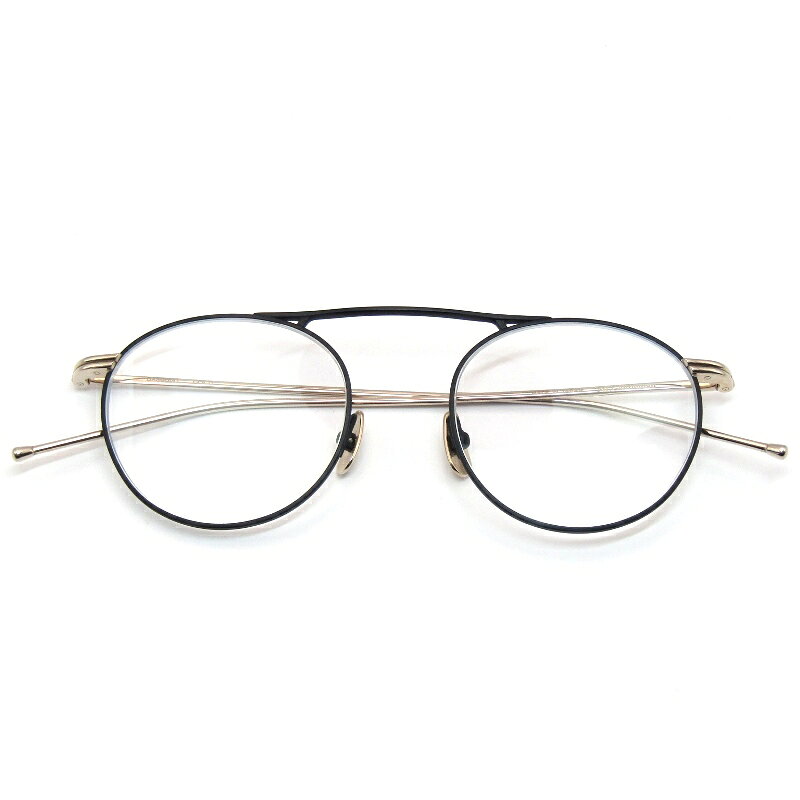 Rakuten - 【中古】未使用 Mr.Gentleman EYEWEAR ミスタージェントルマン メガネフレーム BASQUIAT 日本製 バスキア ボストン D Matte Black/Goldトップバー ハイブリッジ メタル メガネ 眼鏡 サングラス 61005427