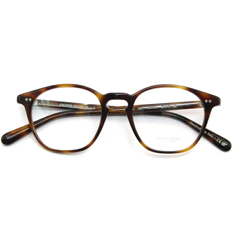 Rakuten - 【中古】未使用 OLIVER PEOPLES L.A. オリバーピープルズ メガネフレーム OV5533U RONNE イタリア製 ロン 1007 Dark mahoganyボスリントン USフィット ボストン/ウェリントン メガネ 眼鏡 サングラス 61005442