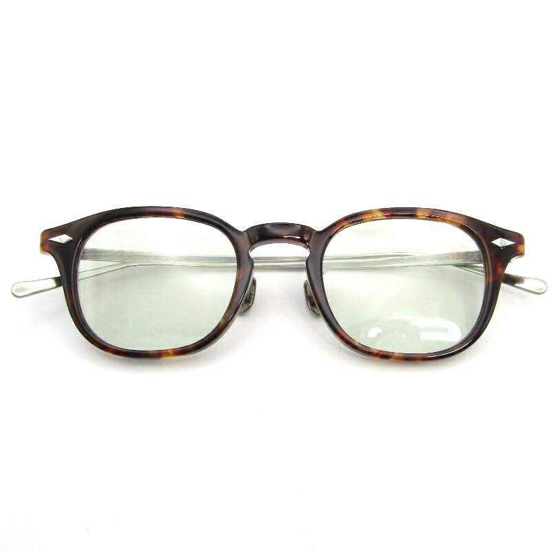【中古】未使用 NOCHINO OPTICAL ノチノオプティカル サングラス JIFUSAN ＃3 日本製 ジフサン 調光 コンビ ボスリントン RICH AMBER鯖江産 ボストン/ウェリントン GREY GREEN to D.GREY メガネ 眼鏡 サングラス 54000868