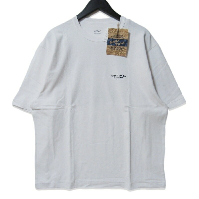 Rakuten - 【中古】未使用 ARMY TWILL アーミーツイル 30/2 OE Half Sleeve Print Tee_Camo AM-2513012 半袖Tシャツ カモフラージュ柄 WHITE Mプリント コットンメンズ 27113606