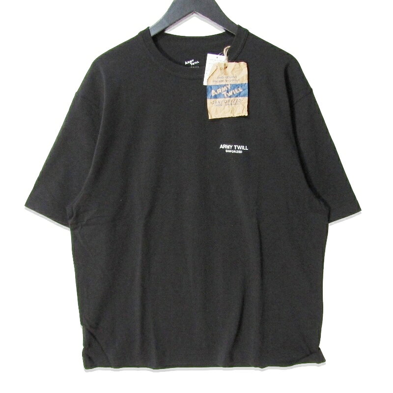 乐天商城 - 【中古】未使用 ARMY TWILL アーミーツイル 30/2 OE Half Sleeve Print Tee_Penguin AM-2513013 半袖Tシャツ ペンギン BLACK Mプリント コットンメンズ 27113618