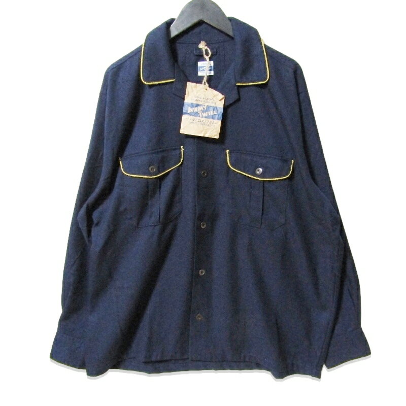 Rakuten - 【中古】未使用 ARMY TWILL アーミーツイル TR Parade Shirt AM-2457002 TRパレードシャツ 長袖オープンカラーシャツ NAVY Mポリエステルメンズ 27113640