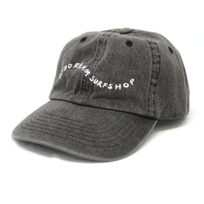Rakuten - 【中古】美品 DAYDREAM デイドリーム キャップ デニム SURF SHOP 刺繍ロゴ 6パネル newhattan ヴィンテージ加工 グレー 帽子 88000005