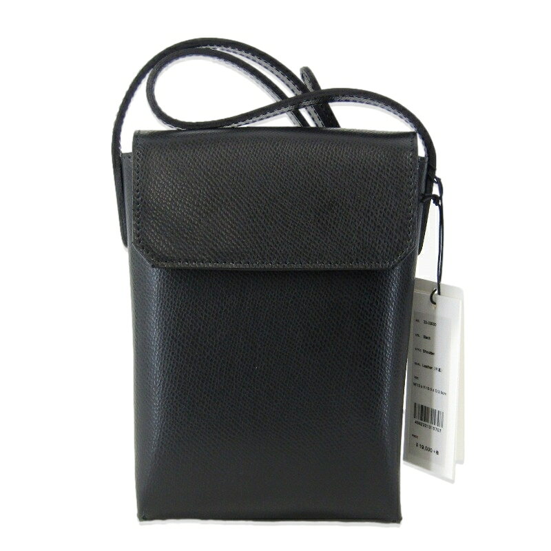 Rakuten - 【中古】美品 aniary アニアリ マグネット型ショルダーバッグ 33-03000 ユニセックス 牛革 日本製 ブラック 黒 バッグ 鞄 47000086