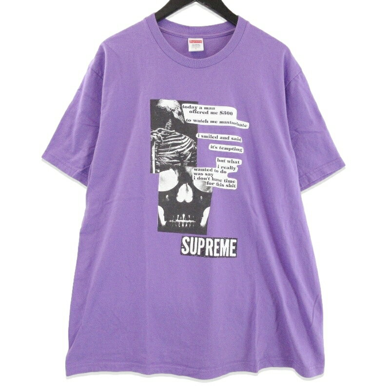 Rakuten - 【中古】Supreme シュプリーム 半袖Tシャツ Anatomy Tee アナトミー プリント コットン パープル Lメンズ 71015678