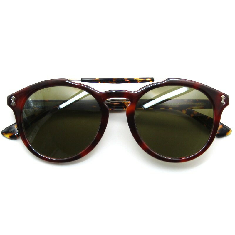 Rakuten - 【中古】未使用 GUCCI グッチ サングラス GG0124SA イタリア製 ボストン ツーブリッジ 003 ハバナダークブラウン メガネ 眼鏡 サングラス 61005516