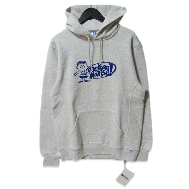 Rakuten - 【中古】未使用 RUSSELL ATHLETIC × Jackson Matisse ラッセル Jackson Boy Dri-Power Sweat Pullover Hoodie RJM-2515 ASH Mプルオーバーパーカー ジャクソンマティス プリントメンズ 27113675