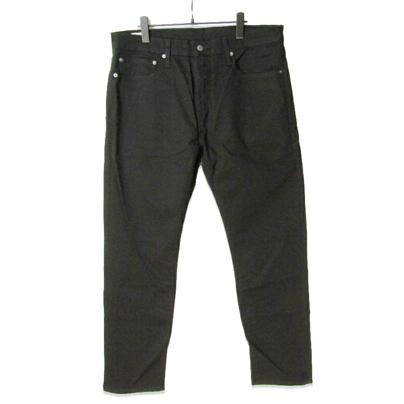 Rakuten - 【中古】美品 Levi's リーバイス デニムパンツ PC9-29507-0031 レギュラー テーパード ストレッチデニム ブラック 黒 36メンズ 27113703