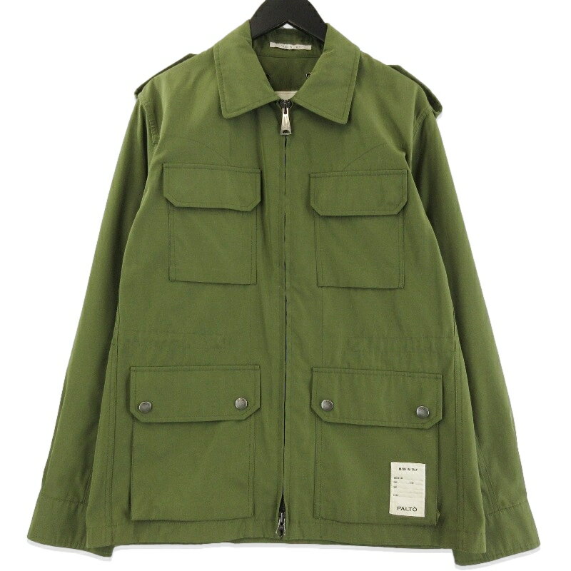 Rakuten - 【中古】PALTO パルト ワークジャケット 19SPUSANDGOO イタリア製 オリーブ 50メンズ 71015715