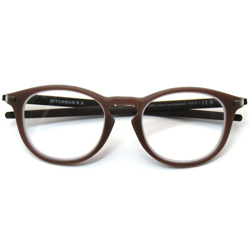 乐天商城 - 【中古】OAKLEY オークリー メガネフレーム OX8105F-0550 PITCHMAN RA 度入り 中国製 ピッチカン ボストン transparent mahoganyフルフィット コンビ メガネ 眼鏡 サングラス 61005546