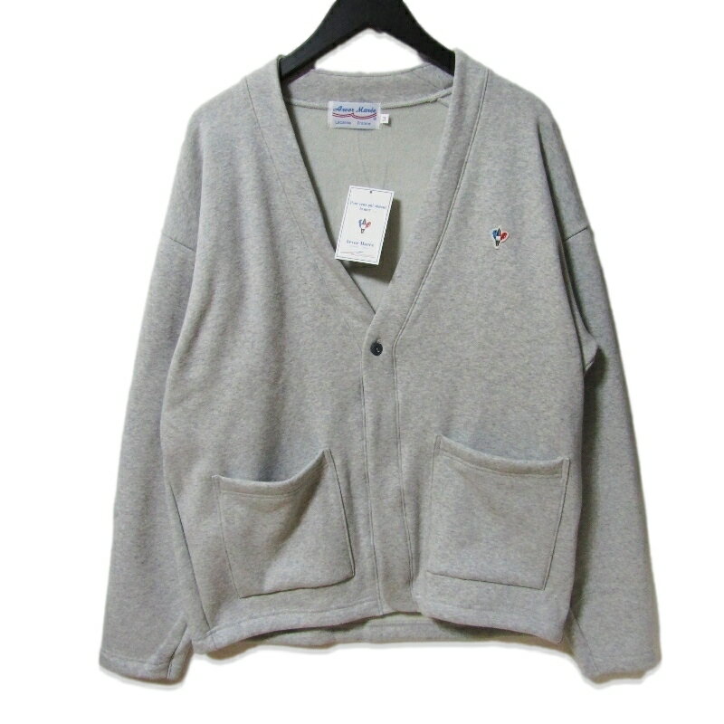 Rakuten - 【中古】未使用 ARVOR MAREE アルボーマレー カーディガン MJ-VCD-1BT V-NECK CARDIGAN スウェット 日本製 グレー 3メンズ 27113722