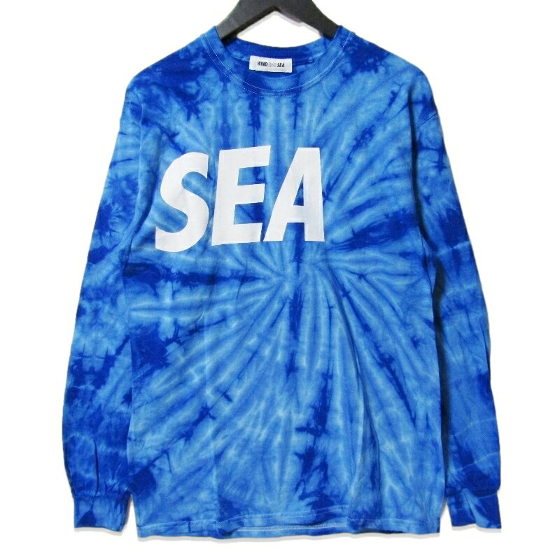 樂天商城 - 【中古】美品 WIND AND SEA ウィンダンシー 長袖Tシャツ WDS-CS-121 Tie-Dye L/S Tee ブルー タイダイ柄 Mメンズ 27113751