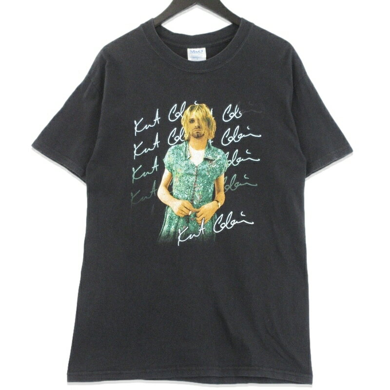 Rakuten - 【中古】ヴィンテージ バンドTシャツ カートコバーン ニルヴァーナ KURT COBAIN NIRVANA Dress M&O 半袖Tシャツ 00'S ブラック 黒 M 2000年代 女装 ドレス フォト ダブルステッチ メンズ 70017672