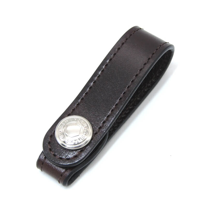 Rakuten - 【中古】美品 WILDSWANS ワイルドスワンズ キーホルダー サドルプルアップ LEAF リーフ マシュア社 チョコ レザー 28012604