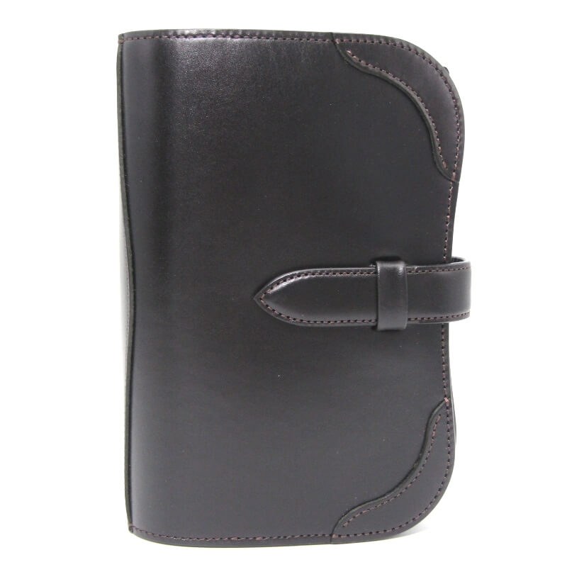 乐天商城 - 【中古】未使用 WILDSWANS ワイルドスワンズ システム手帳 サドルプルアップ BIBLE バイブル ベルギー マシュア社 日本製 ブラック 黒 レザー 28012614
