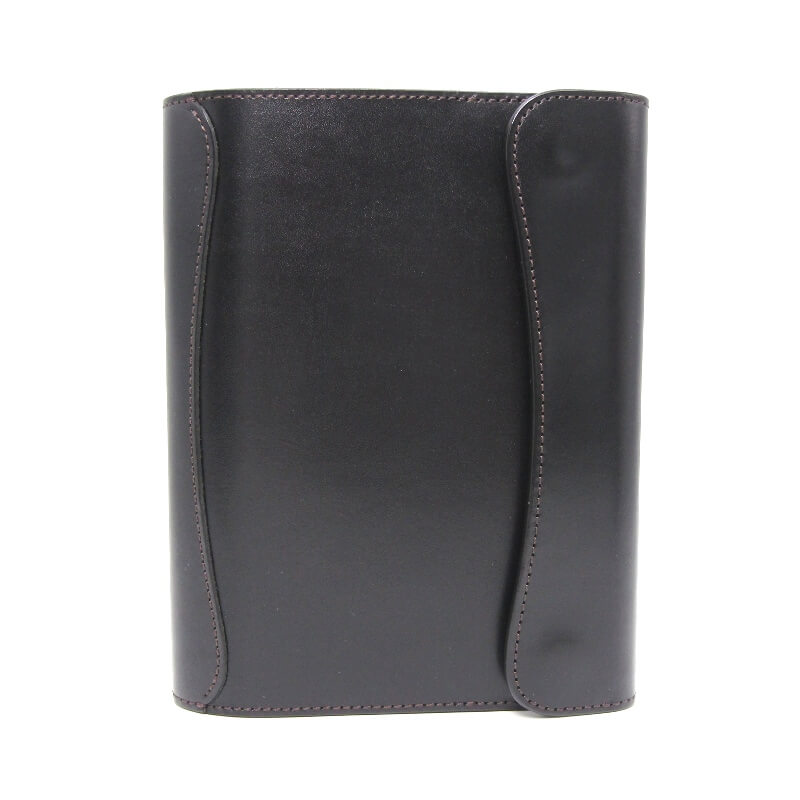 Rakuten - 【中古】美品 WILDSWANS ワイルドスワンズ ノートカバー サドルプルアップ OWL B6 オウル ベルギー マシュア社 日本製 ブラック 黒 レザー 28012616