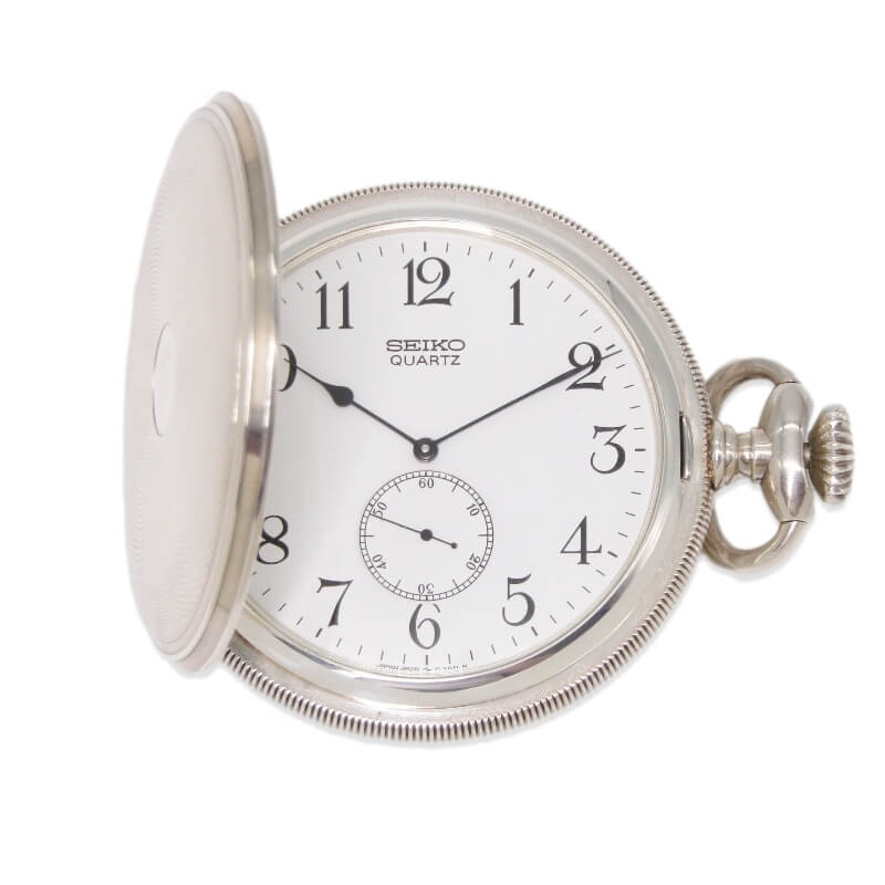 Rakuten - 【中古】SEIKO セイコー 懐中時計 クオーツ 服部時計店 創業100年記念 限定 2628-0090 ポケットウォッチ 銀 シルバー925 68g シルバー 28012618