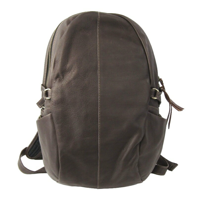 Rakuten - 【中古】美品 Flathority フラソリティ バックパック FF-209 Caucasus Ruck S キップレザー コーカサスリュック オールレザー ブラウン 61005609