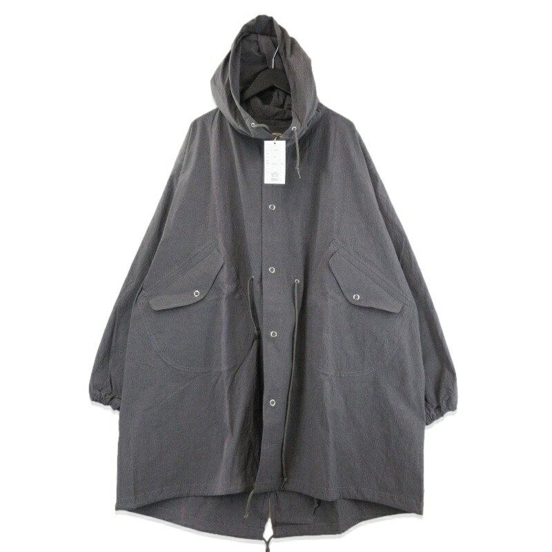 Rakuten - 【中古】未使用 A blends エイブレンズ モッズコート 21A-MK1044 コーデュラナイロンM-50 リップストップ グレー Lメンズ 71015790