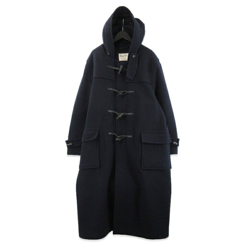 Duffle Coat - 【中古】MONTGOMERY モンゴメリー ダッフルコート A3059FC 201 Kennington パイルメルトン スーパー140's ネイビー 3メンズ 71015794
