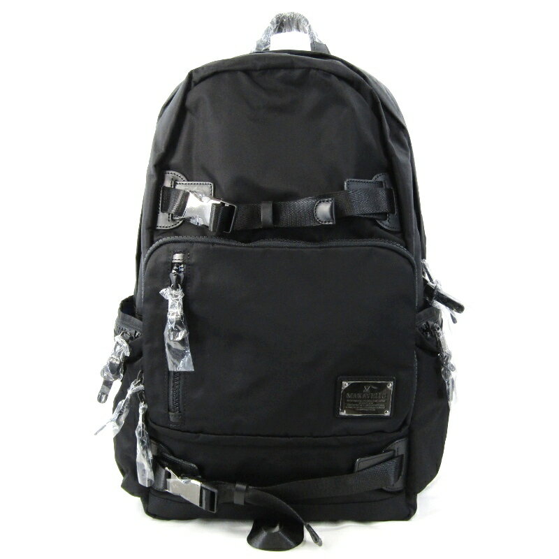 Rakuten - 【中古】未使用 MAKAVELIC マキャベリック バックパック 3106-10105 SUPERIORITY BIND UP BACKPACK リュック ブラック 黒バッグ 鞄 61005615