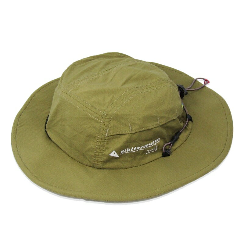 Rakuten - 【中古】美品 Klattermusen クレッタルムーセン ハット Tivar Hat 10184 ティバーハット バケットハット パッカブル オリーブ M 帽子 88000050