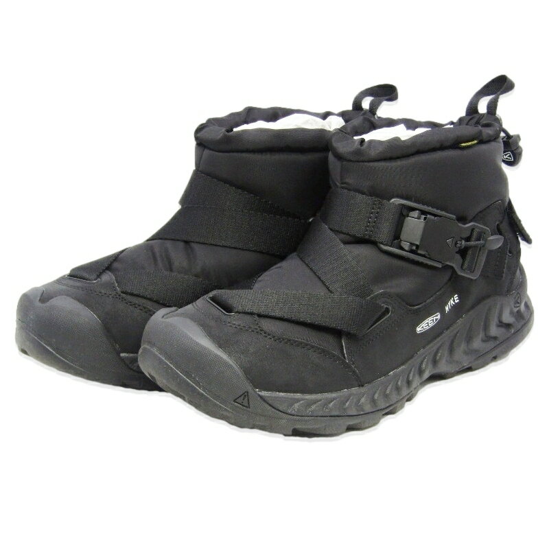 Rakuten - 【中古】KEEN × HYKE キーン 27.5cm HOODZERRA NXIS WP 1027977 ハイク フッドゼラネクシス ウォータープルーフ ブラック 黒 ウィンターブーツ プルオンブーツ ブーツ 18002105